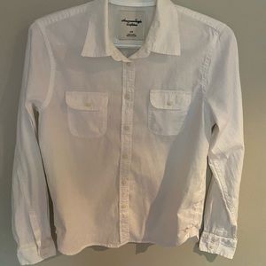 Classic White Button Up Blouse